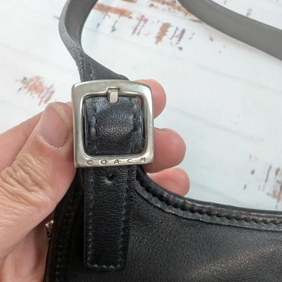 Coach Vintage Leather Slim Saddleback Crossbody Purse - Picture 9 of 9